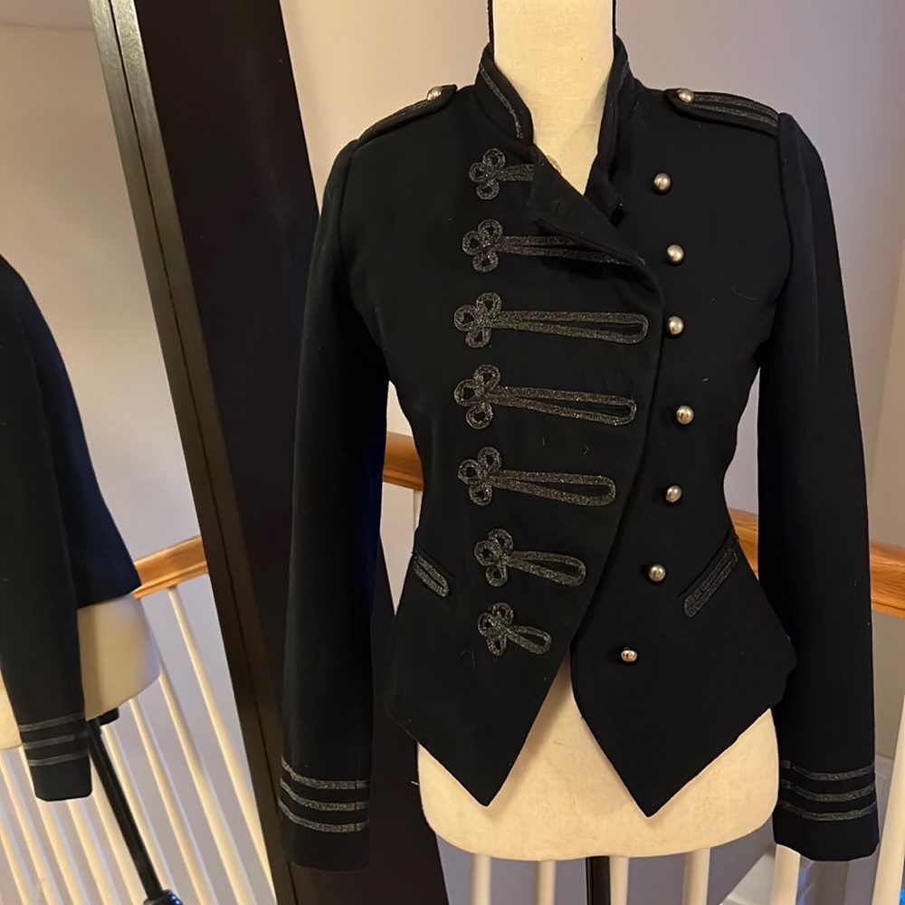 F21 | navy blue jacket